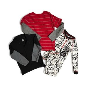 Boys Long Sleeve Shirts /Star Wars Pajamas Size 5